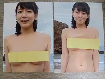 비치 촬영 A4 사이즈 사진 2매 세트