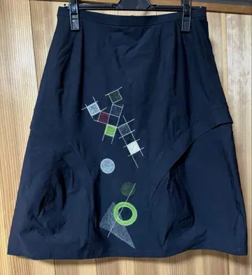 센소유니코 t.b 스커트 패치워크풍
