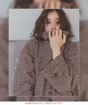 고베 레터스 탈부착 케이프 롱 코트