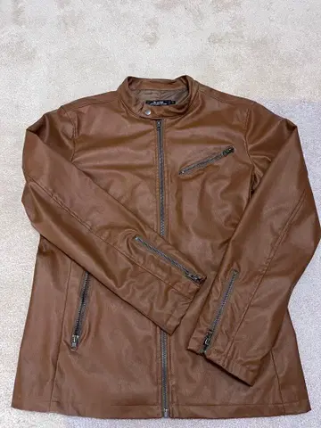 JILL BLAZE 브라운 라이더 자켓