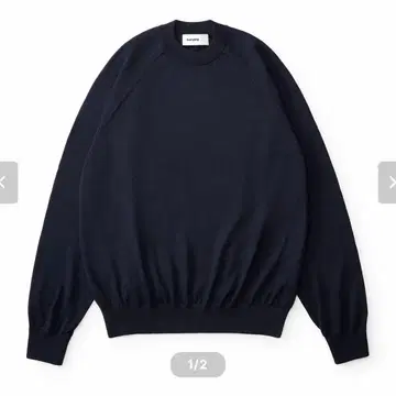 everyone high gauge knit sweater (NAVY)