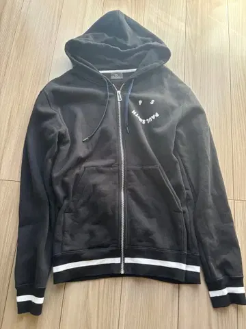 PS Paul Smith 폴스미스 해피 로고 후드티 블랙