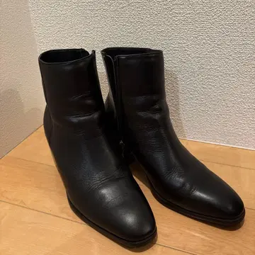 Lui's 가죽 힐 부츠