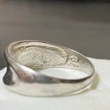 스털링 실버 925 역갑환 반지 약 13~14호