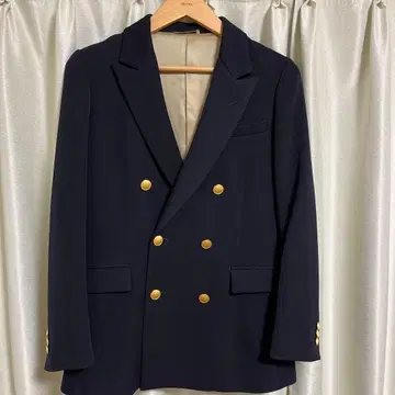 UNIONLAUNCH 테일러드 자켓 네이비 이에나 별주