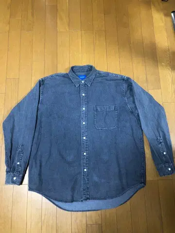 [ 새상품급 ] BEAMS 데님 셔츠 빈티지 가공