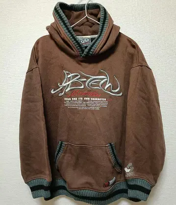 AB-TECH 후드 부착 후드티 맨투맨 L 90S 구제 의류 y2k
