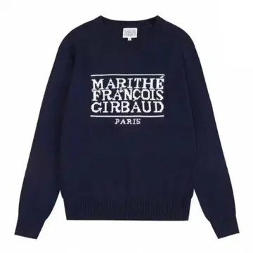 MARITHE FRANCOIS GIRBAUD 네이비 스웨터 니트