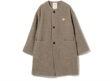 새상품급 단톤 울 파일 칼라리스 코트 36