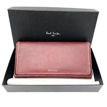 폴스미스 장지갑 이단 접이식 브라운 박스 포함