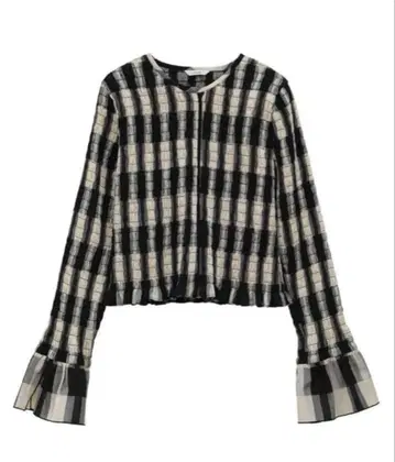 CLANE 셔링 디자인 블라우스