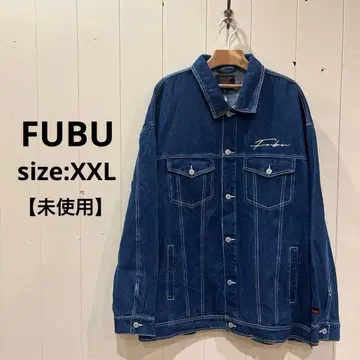 후부 FUBU [ 미사용 ] 데님 자켓 레어 사이즈 XXL 빅 사이즈