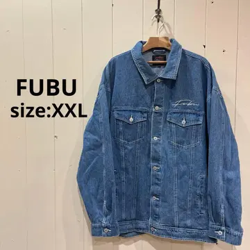 후부 FUBU 데님 자켓 레어 사이즈 XXL 빅 사이즈 남성용