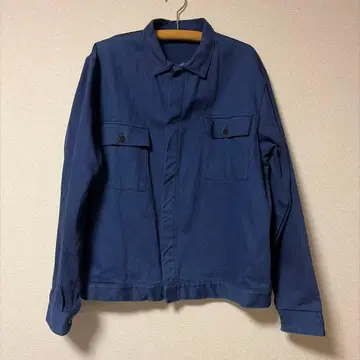 이탈리아 네이비 밀리터리 자켓 커버올