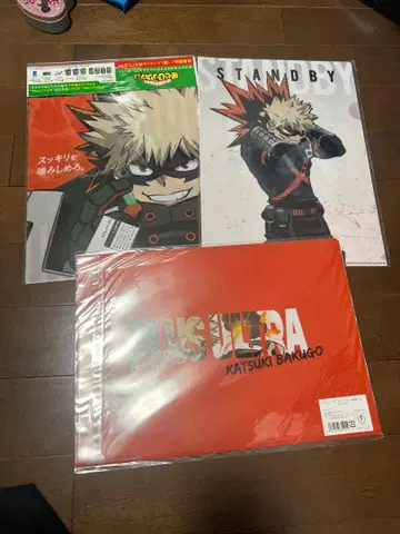 히로아카 바쿠고 카츠키 클리어 파일 세트