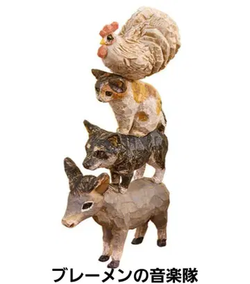 하시모토 미오의 브레멘 음악대 조각해 봤습니다. 브레멘 음악대 1점