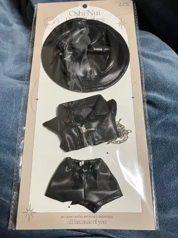 쓰리코인즈 인형 옷 가을 옷 가죽 느낌