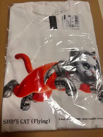SHIP'S CAT (Flying) 티셔츠 야노베 켄지