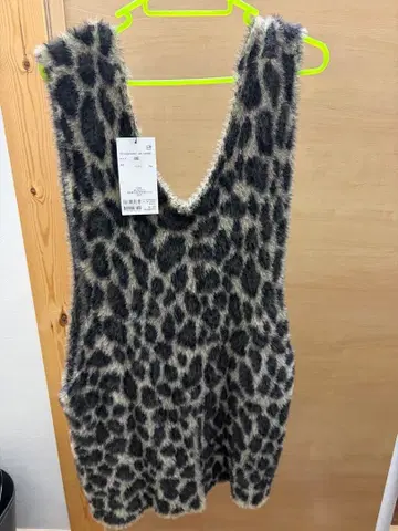 CIAOPANIC TYPY 레오파드 무늬 니트 베스트 사이즈 ONE