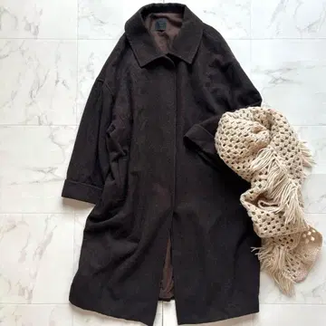 늑대와 올빼미 올빼미와 오크의 뷰로 코트 롱 코트 브라운