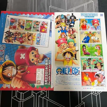 ONE PIECE 우표 시트