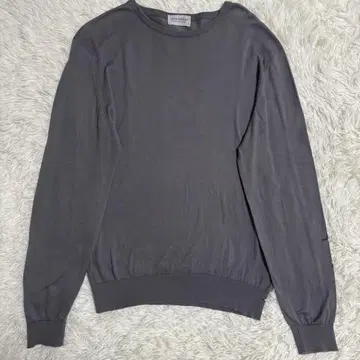 존스메들리 씨 아일랜드 코튼 하이 게이지 니트 스웨터 그레이