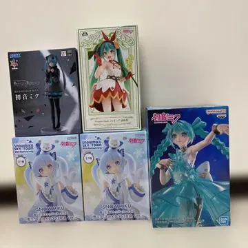 하츠네 미쿠 스노우 미쿠 10주년 기념 피규어 세트
