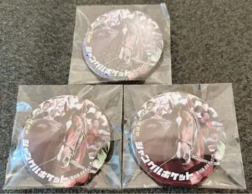 더비마 열전 복권 정글포켓 캔뱃지 3종 세트