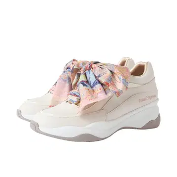 플러스 다이애나 [ 회화 시리즈 ] 스카프 리본 스니커즈