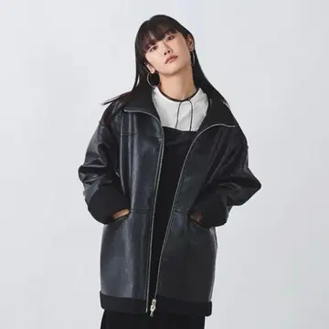 TORRAZZODONNA 가죽 보아 코트