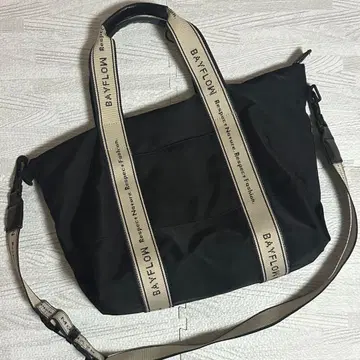 BAYFLOW 토트백 숄더백 블랙
