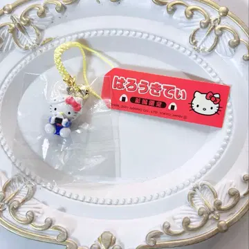 지역 한정 키티 헬로키티 니가타 한정판 오니기리 산리오 스트랩