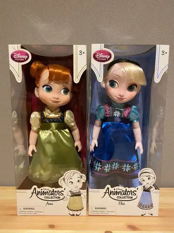 [ 미개봉 새상품 ] 디즈니 애니메이터 컬렉션 안나와 엘사 세트