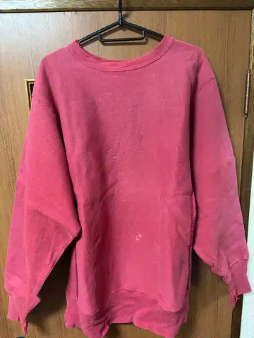 Champion 리버스 위브 90s 레드 L