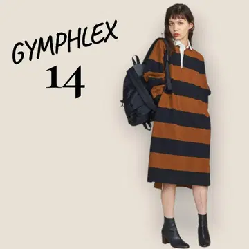 [새상품급] GYMPHLEX 짐플렉스 라거 셔츠 원피스 14