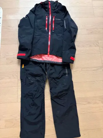 시마노 레인수트 상하의 세트 RA-024N 사이즈 M