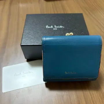 Paul Smith 3단 폴더형 지갑 파랑 틸