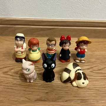 스튜디오 지브리 손가락 인형 마녀 배달부 키키 8점 세트