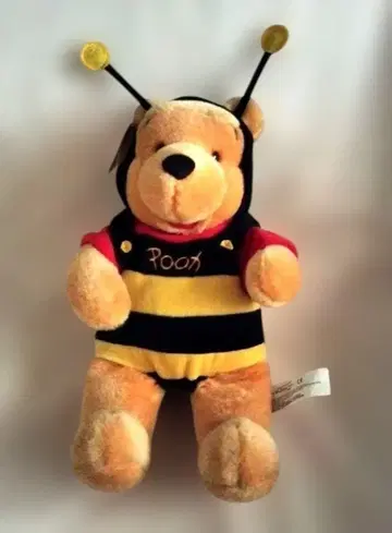 푸우 꿀벌 코스튬 봉제 인형 디즈니 스토어