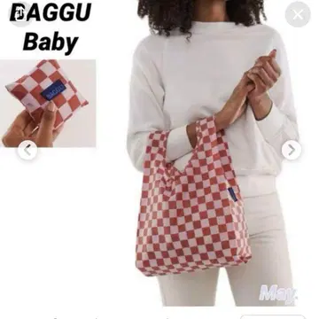 BAGGU 체커보드 로즈 baby