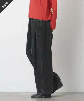 venit 코듀로이 데님 팬츠 블랙