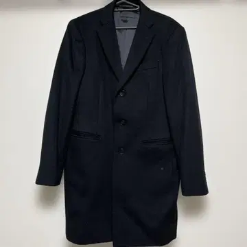 UNIQLO 남성용 체스터 코트 블랙 M 사이즈