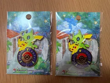 포켓몬 센터 나고야 로고 핀즈 세레비 피카츄 2개