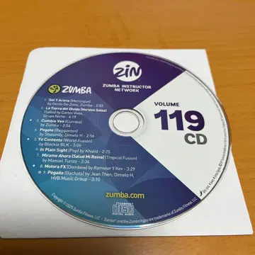 Zumba Instructor Network Volume 119 CD