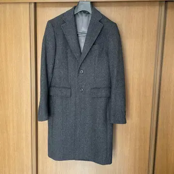 어반 리서치 체스터 코트 캐시미어 혼방 울