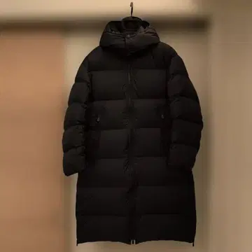 [ 미사용 ] 유니클로 +J 블랙 오버 사이즈 롱 다운 자켓 XS 사이즈