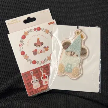 디즈니 크리스마스 리루린린 키체인 스카이블루 블루