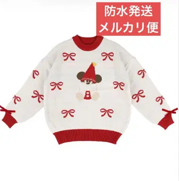 릴린린 스웨터 리본 2025 디즈니 크리스마스