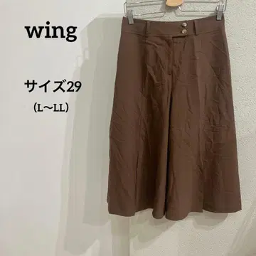 wing 여성용 가우초 팬츠 29 ( L~LL ) 브라운