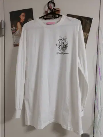 Honey Cinnamon 긴팔 T셔츠 화이트